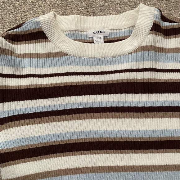 Garage striped long sleeve top - Picture 3 of 4